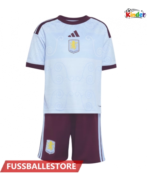 Günstige Aston Villa Joao Gomes #35 3rd trikot Kinder 2026-27 Kurzarm (+ Kurze Hosen)